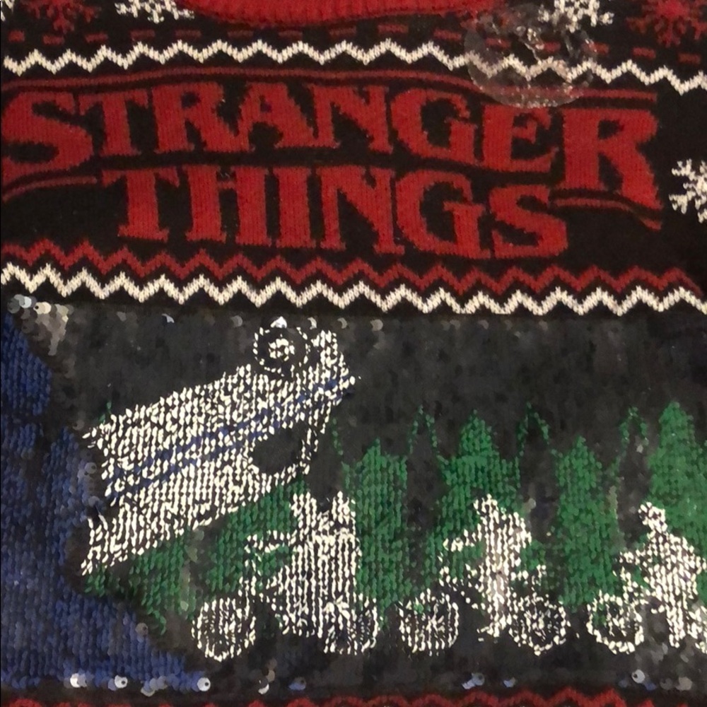 Stranger things ugly sweater